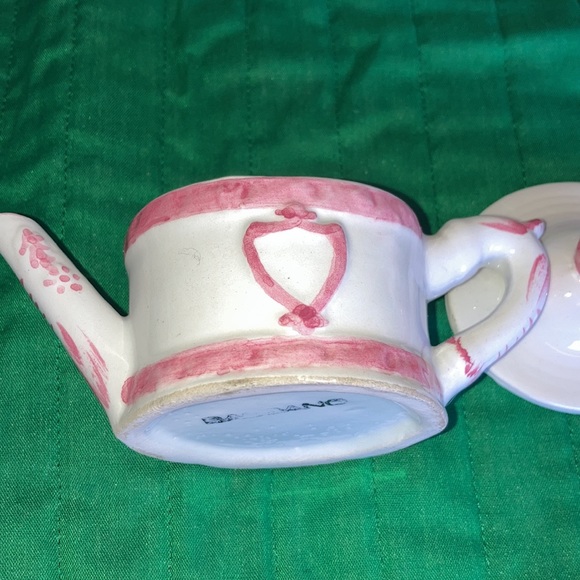 Lot of 3 small porcelain decorative items, 2 hand painted, 1 decal.    $39 - Picture 10 of 13